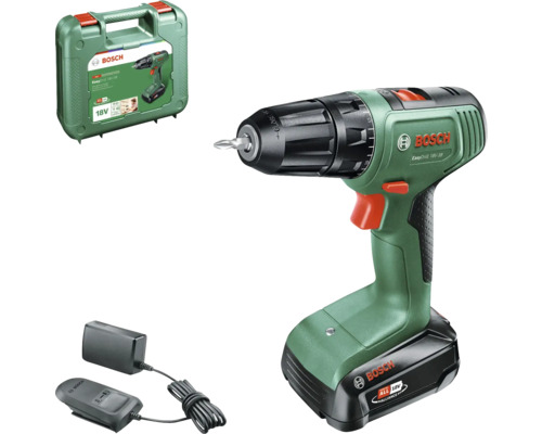 Perceuse-visseuse sans fil Bosch EasyDrill 18 V-38 avec 1 batterie et chargeur Visseuse-perceuse sans fil Bosch EasyDrill 18V-38 avec chargeur et coffret de rangement