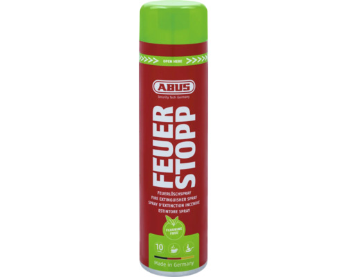 Feuerlöschspray Abus AFS625 Feuerstopp fluorfrei 625 ml Abus Feuerlöschspray Dose