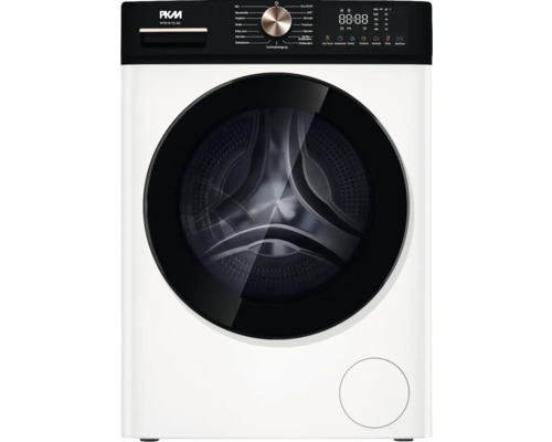Lave-linge PKM avec panneau de commande et porte ronde