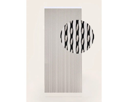 Türvorhang ADIA schwarz 100x230 cm