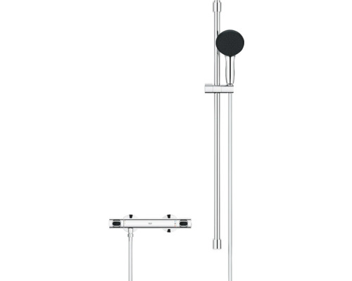Duschsystem mit Thermostat und Handbrause