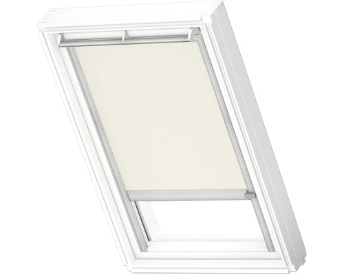 Dachfenster mit geschlossenem Rollo