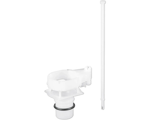 Support de bonde GROHE avec boisseau de flux de rinçage 42593000 Garniture d''écoulement pour réservoirs de chasse d''eau avec tige de traction