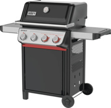 Barbecue à gaz Weber Spirit avec quatre brûleurs, thermomètre et tablettes latérales