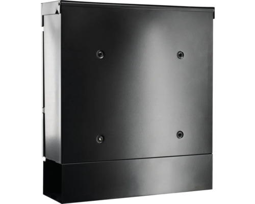 Schwarzer Briefkasten aus Metall