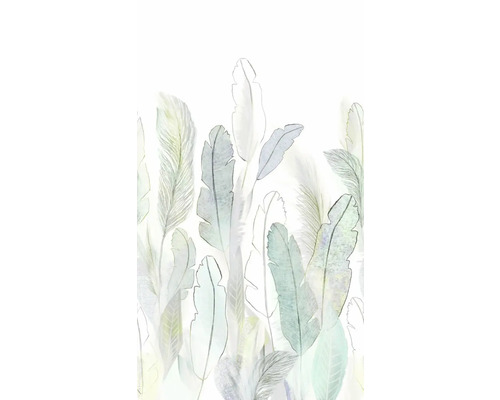 Illustration de feuilles tropicales pour décoration murale