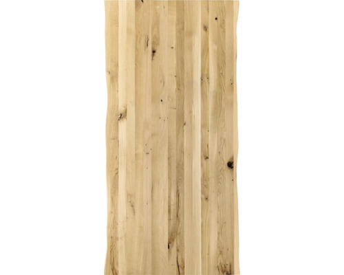 Panneau en bois massif en chêne avec bord d''arbre