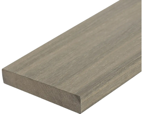 Handmuster zu Konsta WPC Terrassendiele Nativo Vollprofil beschichtet Randdiele 23x138x3000 mm Eiche hellgrau