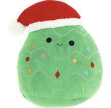 Peluche en forme de sapin de Noël avec bonnet de Noël