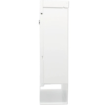 Boîte aux lettres Burg Wächter NewYork 850 W lxhxp 364/405/110 mm blanc avec arrêt d’ouverture et boîte à journaux