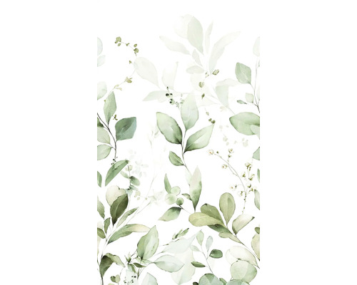 Papier peint à motif de feuilles