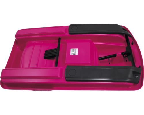 Luge en plastique avec volant et frein