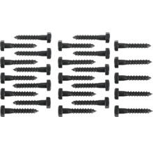 Plusieurs vis à bois à tête hexagonale