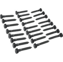 Plusieurs vis à bois à tête hexagonale