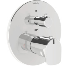 Robinet de lavabo Vitra avec deux poignées pour régler la température et le débit d''eau