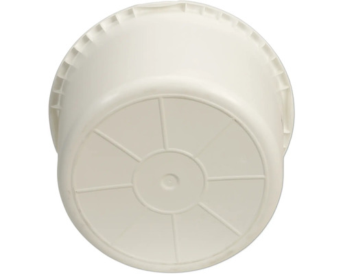 Seau en plastique vu d''en bas