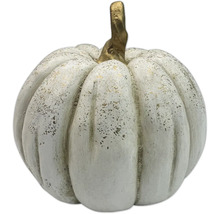 Figurine décorative de citrouille avec tige dorée