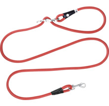 Laisse pour chien rouge avec mousquetons