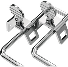 Éléments de fixation métalliques avec vis pour support de radiateur