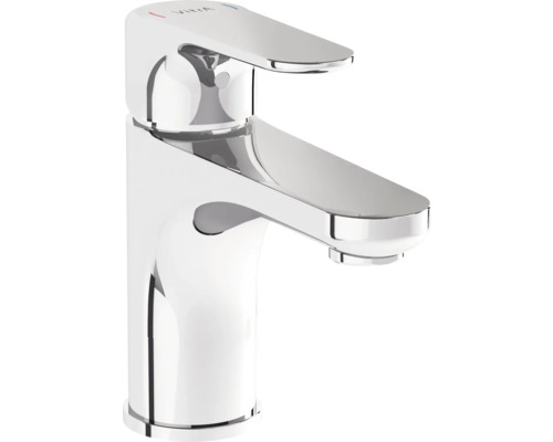 Robinet de lavabo en métal, brillant