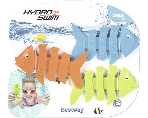 Hydro Swim Fischskelett Badespielzeug für Kinder ab drei Jahren