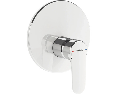 Robinet de douche encastré VitrA Root Round chrome A42829EXP sans corps de base à encastrer Mitigeur de lavabo VitrA à levier unique