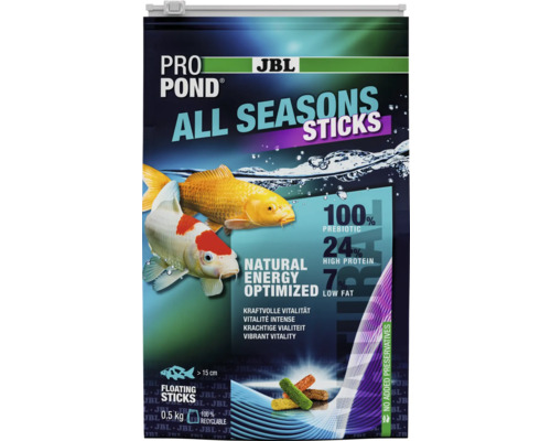Emballage d''aliments pour poissons JBL Pro Pond All Seasons Sticks