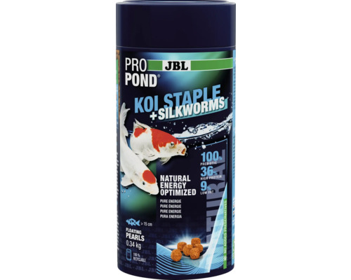 JBL Pro Pond Koi Staple avec vers à soie, 0,34 kilogramme