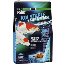 JBL Pro Pond Koi Staple avec vers à soie Aliment pour poissons Emballage