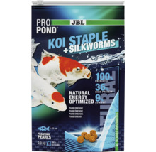 JBL Pro Pond Koi Staple Futtermittel mit Seidenraupen für Koi in einer 2 Kilogramm Packung