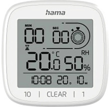 Hama Logo Digitales Thermometer zur Anzeige von Temperatur und Luftfeuchtigkeit
