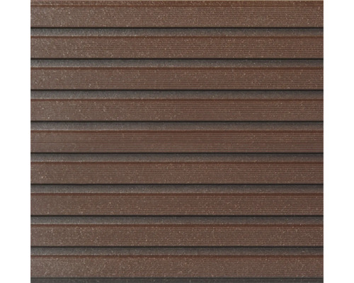 Revêtement de façade marron en plastique