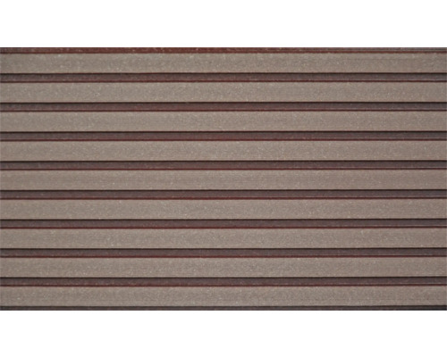 Gros plan de planches de terrasse en composite bois