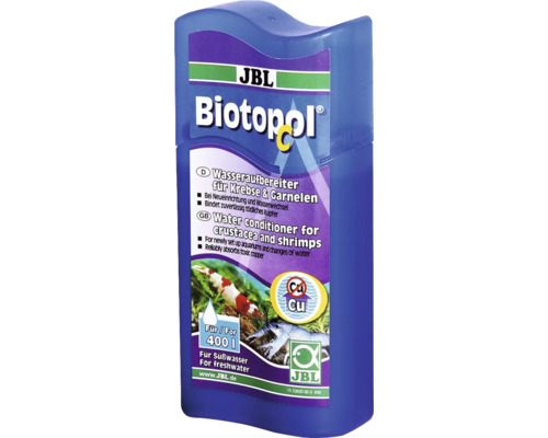 JBL Biotopol C Wasseraufbereiter für Krebse und Garnelen, geeignet für 400 Liter Süßwasser