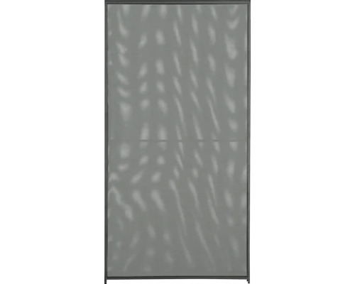 Mur Texteline Mirador 111 à un côté de 4 m pour pergola Classic, Deluxe anthracite Moustiquaire avec cadre pour fenêtres