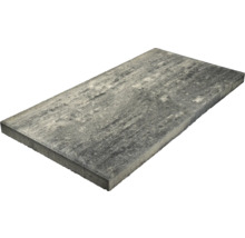 Beton Terrassenplatte iStone Pure weiß-schwarz 80 cm x 40 cm x 4 cm