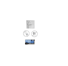 Symboles pour fonction Eco-Click, nettoyage facile et Fabriqué en UE