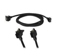 Câble de connexion noir avec connecteurs