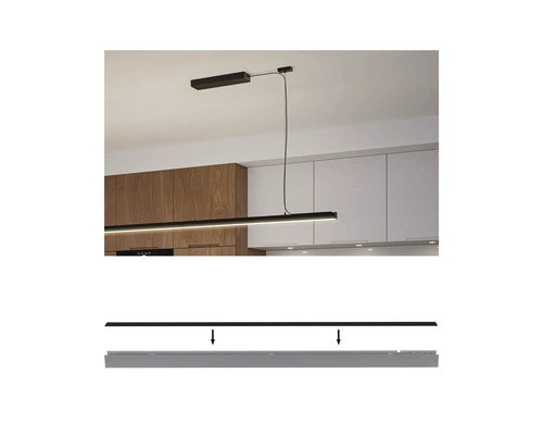 Suspension dans la cuisine avec détails d''installation