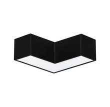 Plafonnier LED noir en forme d''angle