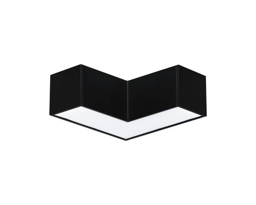 Plafonnier LED noir en forme d''angle