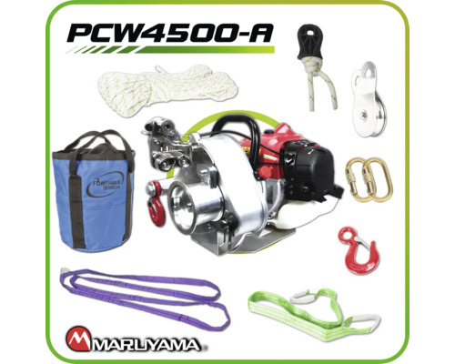 Kit de treuil portable PCW4500-A avec accessoires