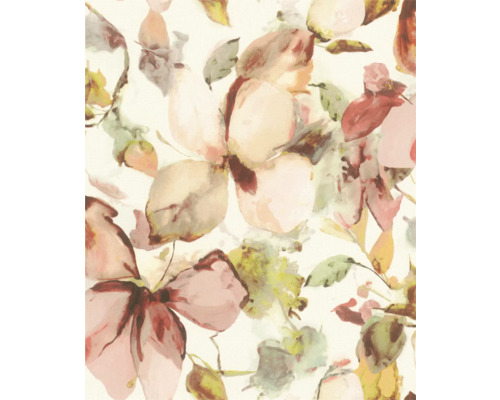 Vliestapete 481259 Florentine 4 Magnolie rosa Tapete mit Blumenmuster