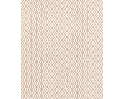 Vliestapete 410662 Beachhouse Grafik rosa Textil mit geometrischem Muster für Inneneinrichtung