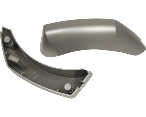 Poignée en plastique, en deux parties