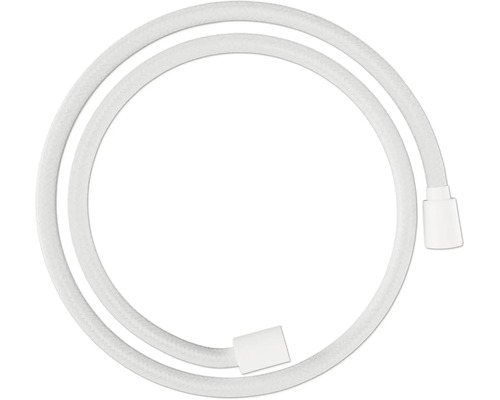 Flexible de douche textile hansgrohe Designflex 125 cm x 1/2 pouce blanc mat 28220700 Flexible de douche textile hansgrohe Designflex 125 cm x 1/2 pouce blanc mat 28220700