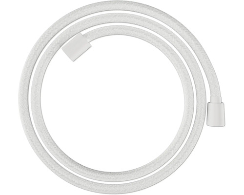 Flexible de douche textile hansgrohe Designflex 160 cm x 1/2 pouce blanc mat 28260700 Flexible de douche textile hansgrohe Designflex 160 cm x 1/2 pouce blanc mat 28260700