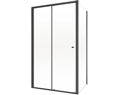 Schiebetür Duschabtrennung mit Rahmen