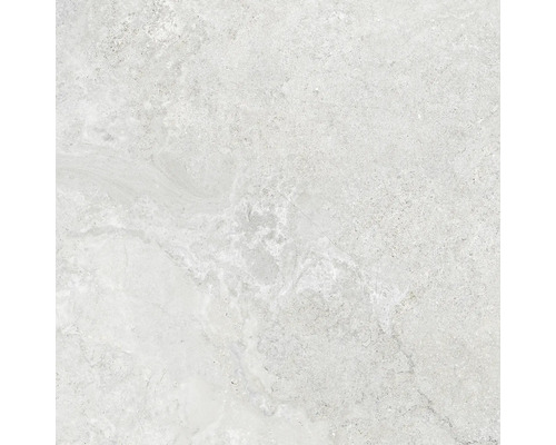 Carreau en grès cérame clair avec structure en marbre