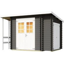 Gartenhaus aus Holz mit Doppeltür und Fenstern